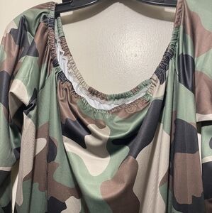 Camouflage Maxi Dress
